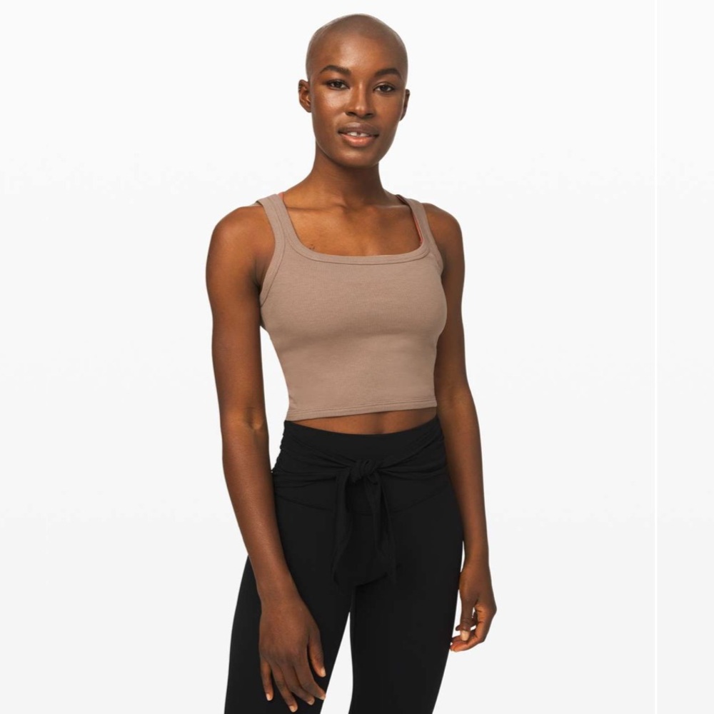 lululemon athletica Brown Tank Top
